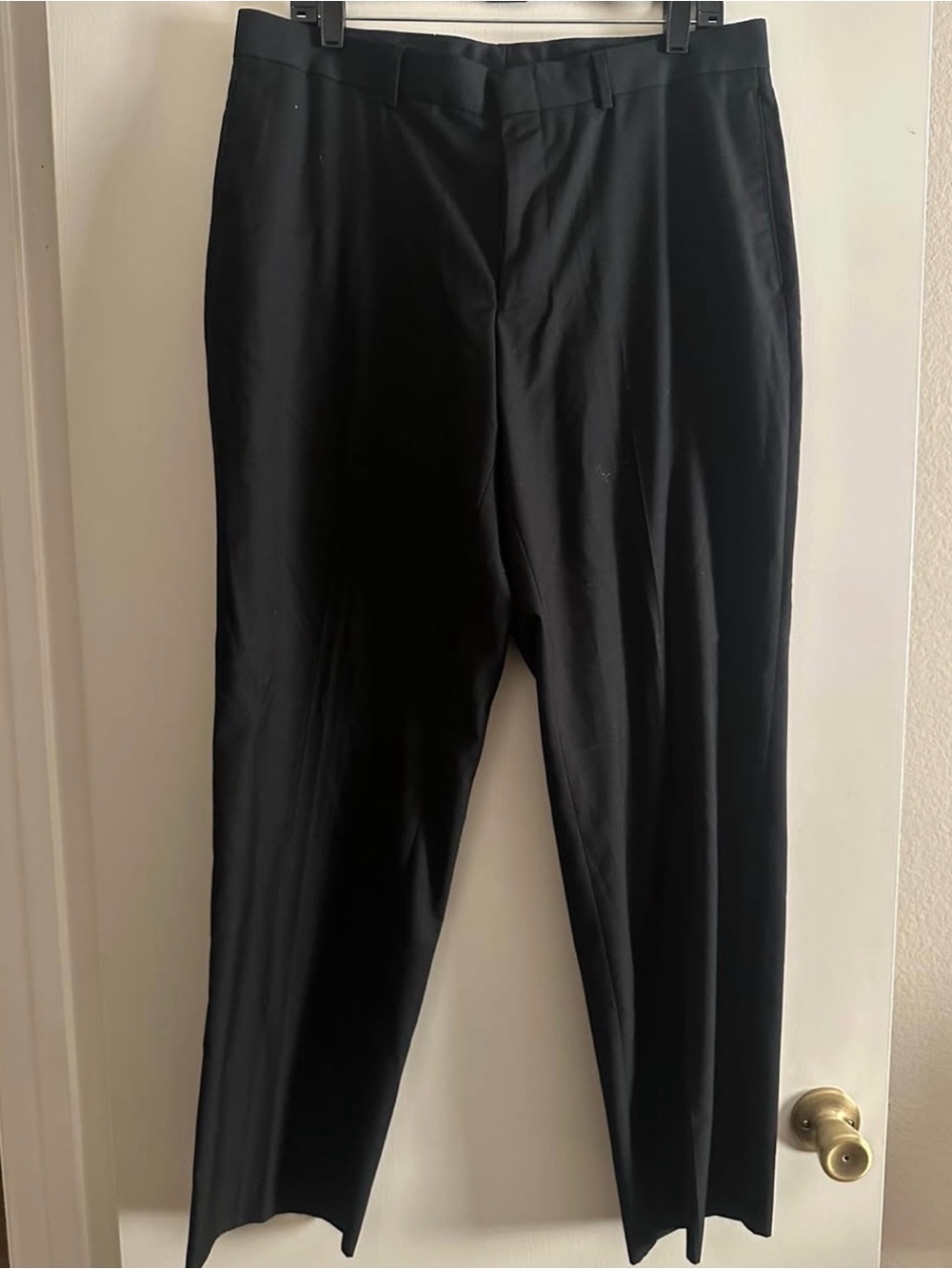 Men's Black Dress Pants - Classic Tailored Trousers